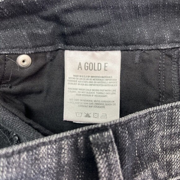 NWT Agolde Chloe Jeans distressed Size 24 Black - Picture 15 of 16